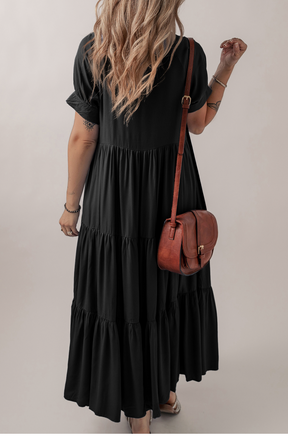Forever yours Tiered Dress - DR233BK