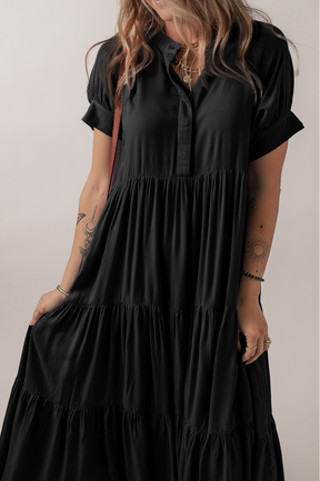 Forever yours Tiered Dress - DR233BK