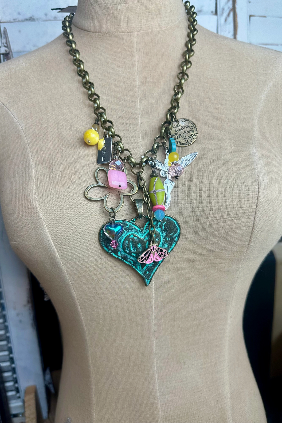 Gypsy Heart Sorbet Necklace - N158HRT