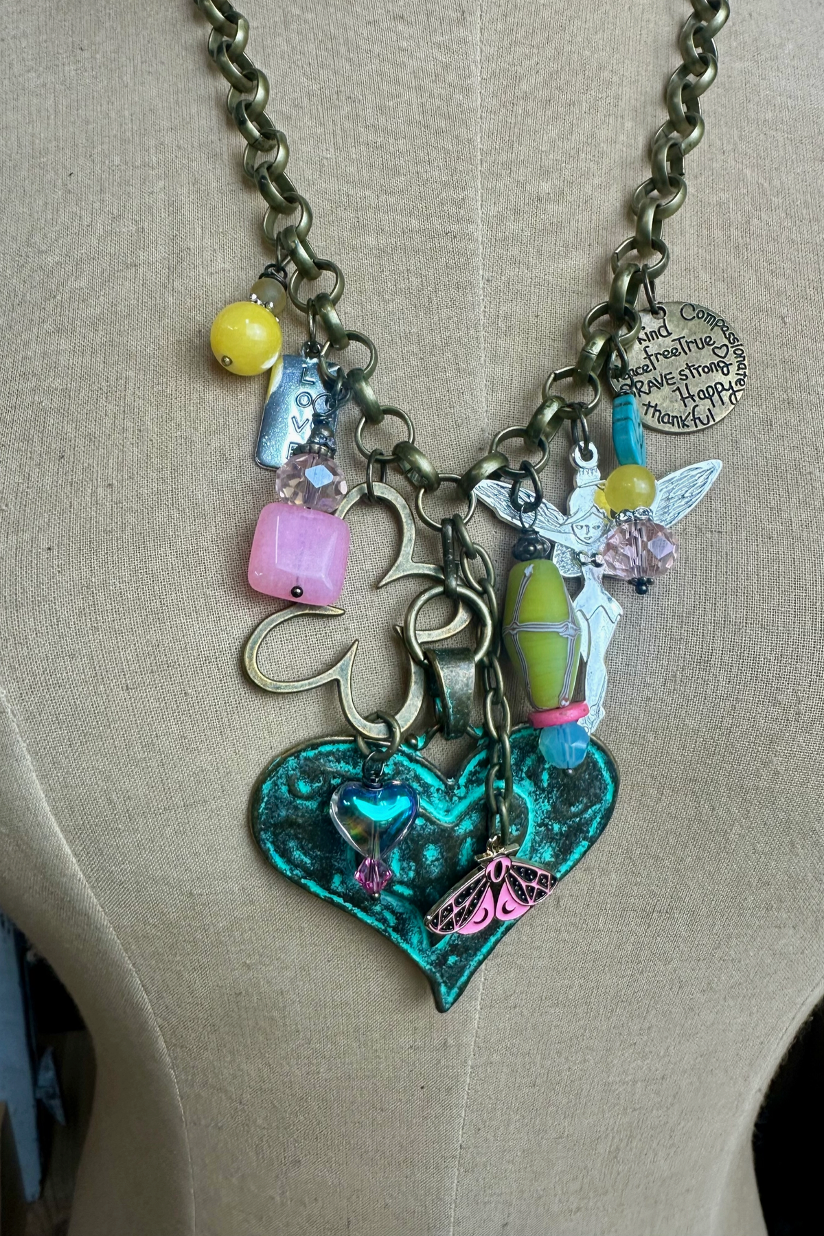 Gypsy Heart Sorbet Necklace - N158HRT