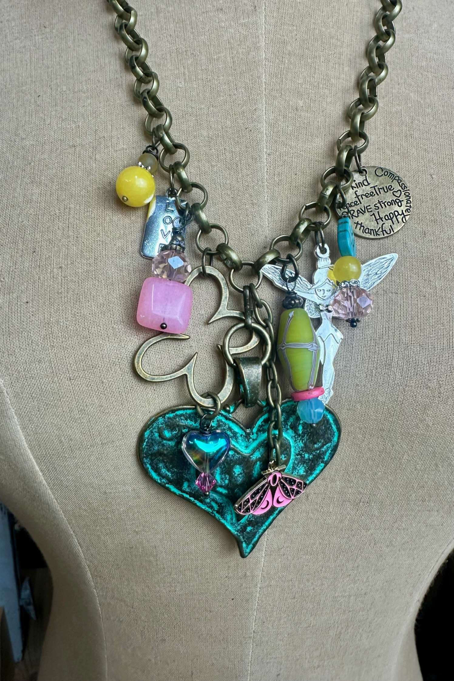 Gypsy Heart Sorbet Necklace - N158HRT