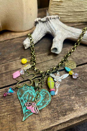 Gypsy Heart Sorbet Necklace - N158HRT