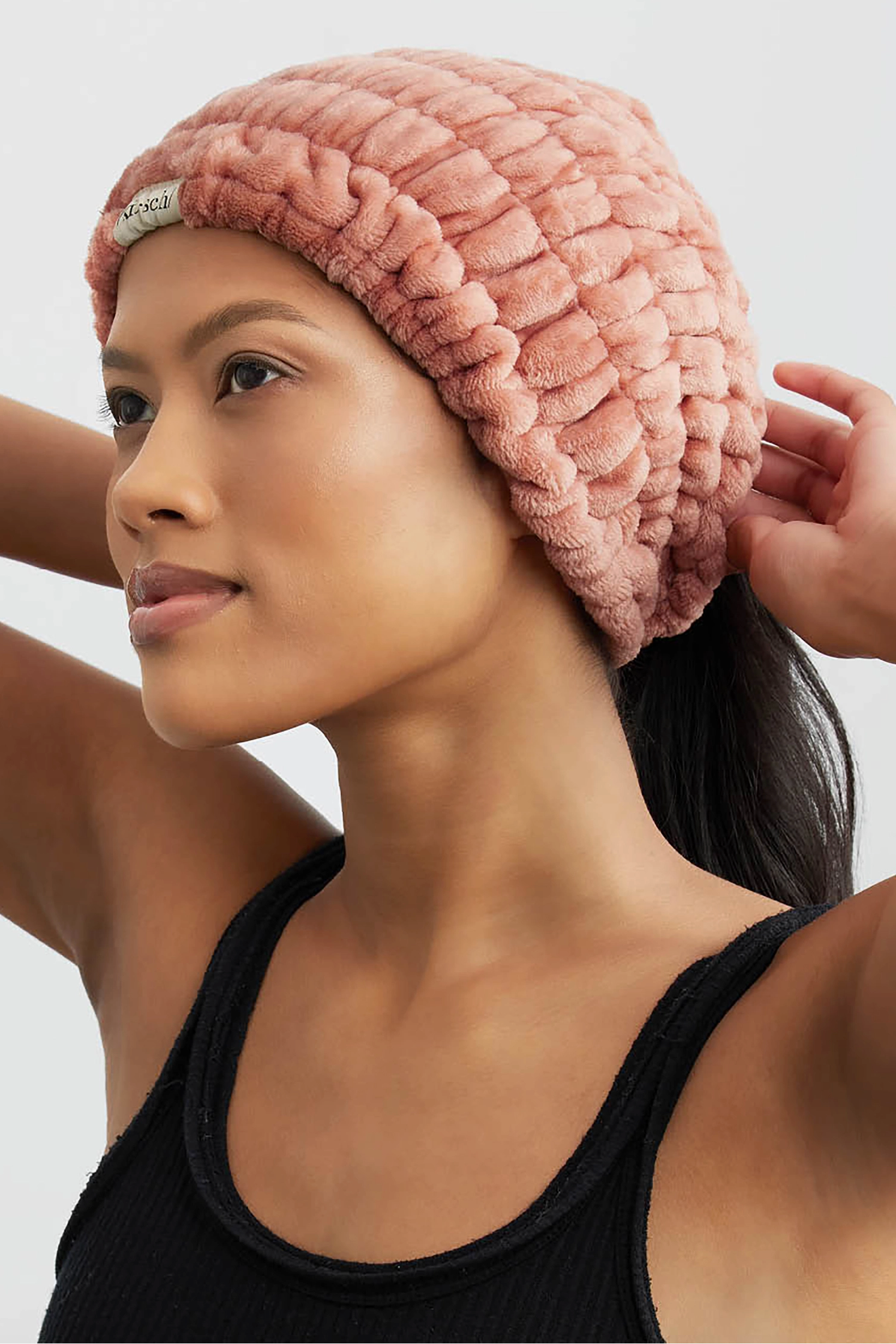 Extra Wide Spa Headband - Dusty Rose