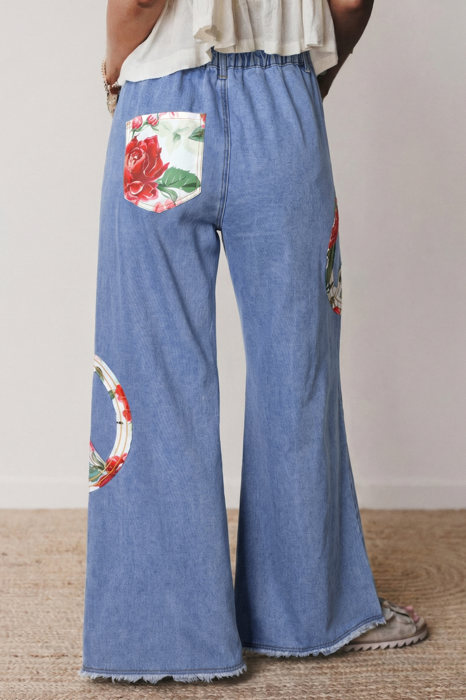 Peace Love And Denim Wide Leg Jeans