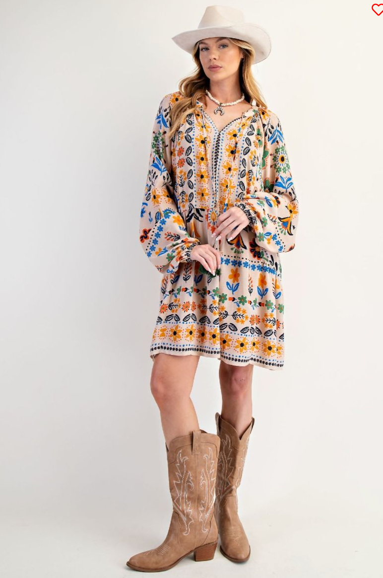 Wildflower Rodeo Dress - DR280KH