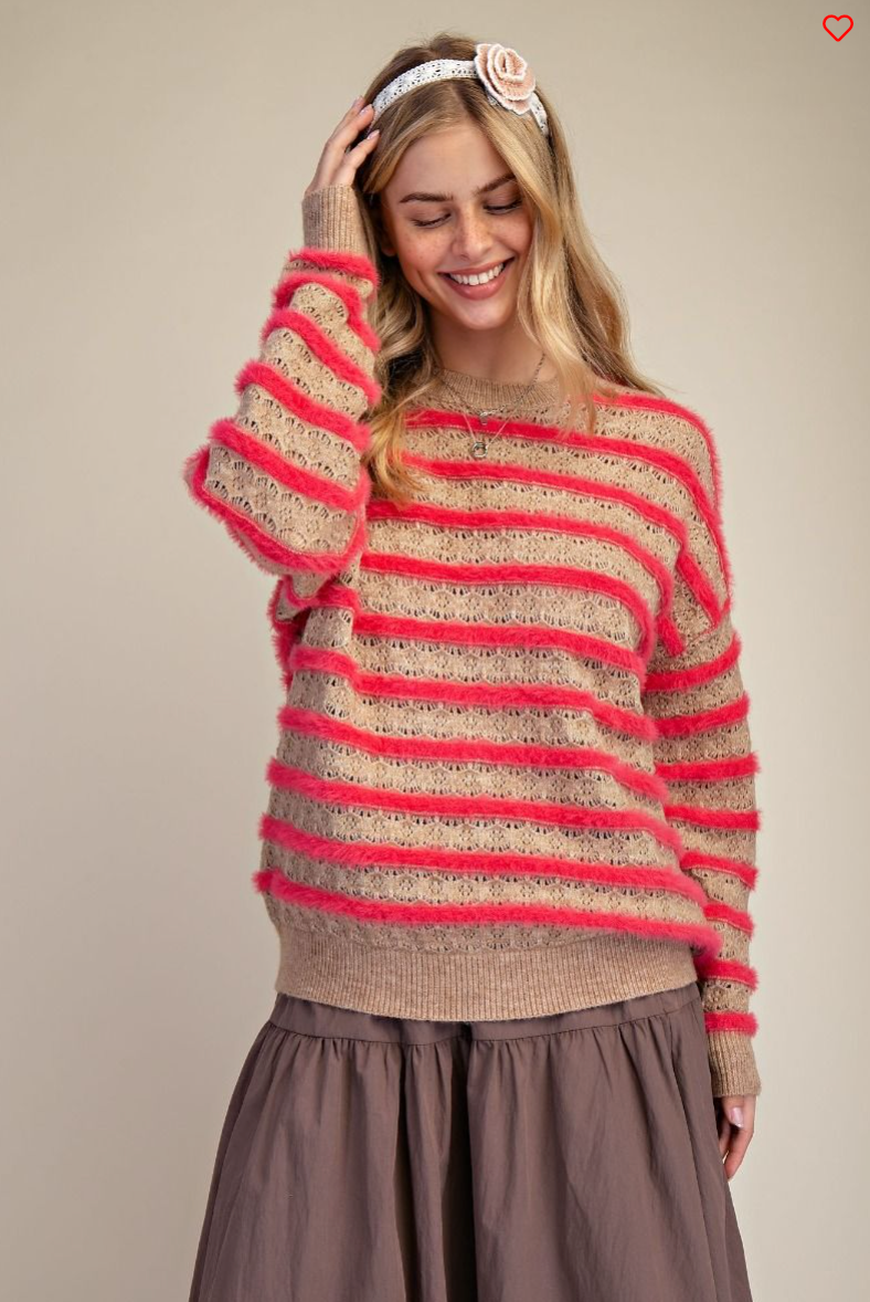 Warm Fuzzy Feelings Sweater - T022LA