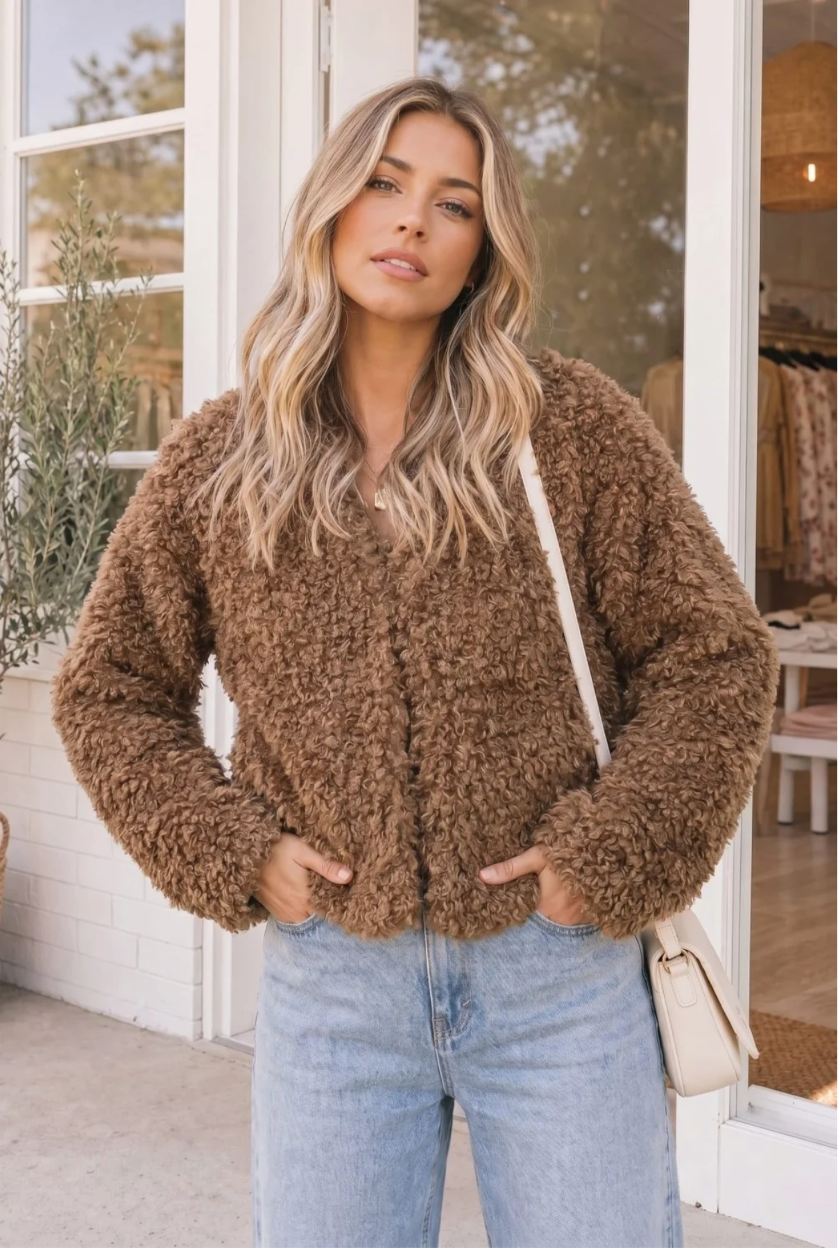 Teddy Bear Faux Fur Jacket