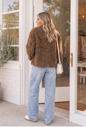 Teddy Bear Faux Fur Jacket
