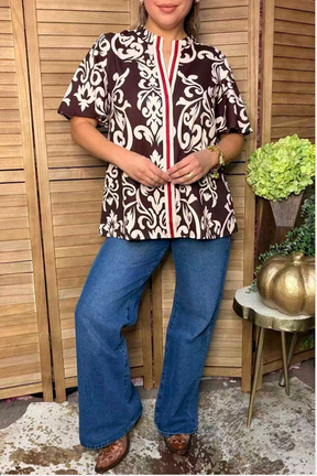 Going Baroque Top - T026BR