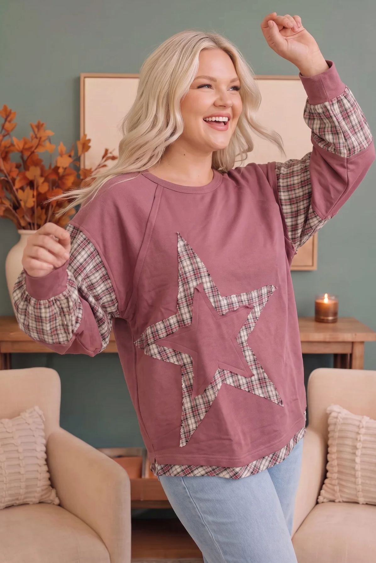 Starry Eyed Pullover Sweatshirt