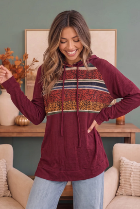 Favorite Hoodie in Burgundy