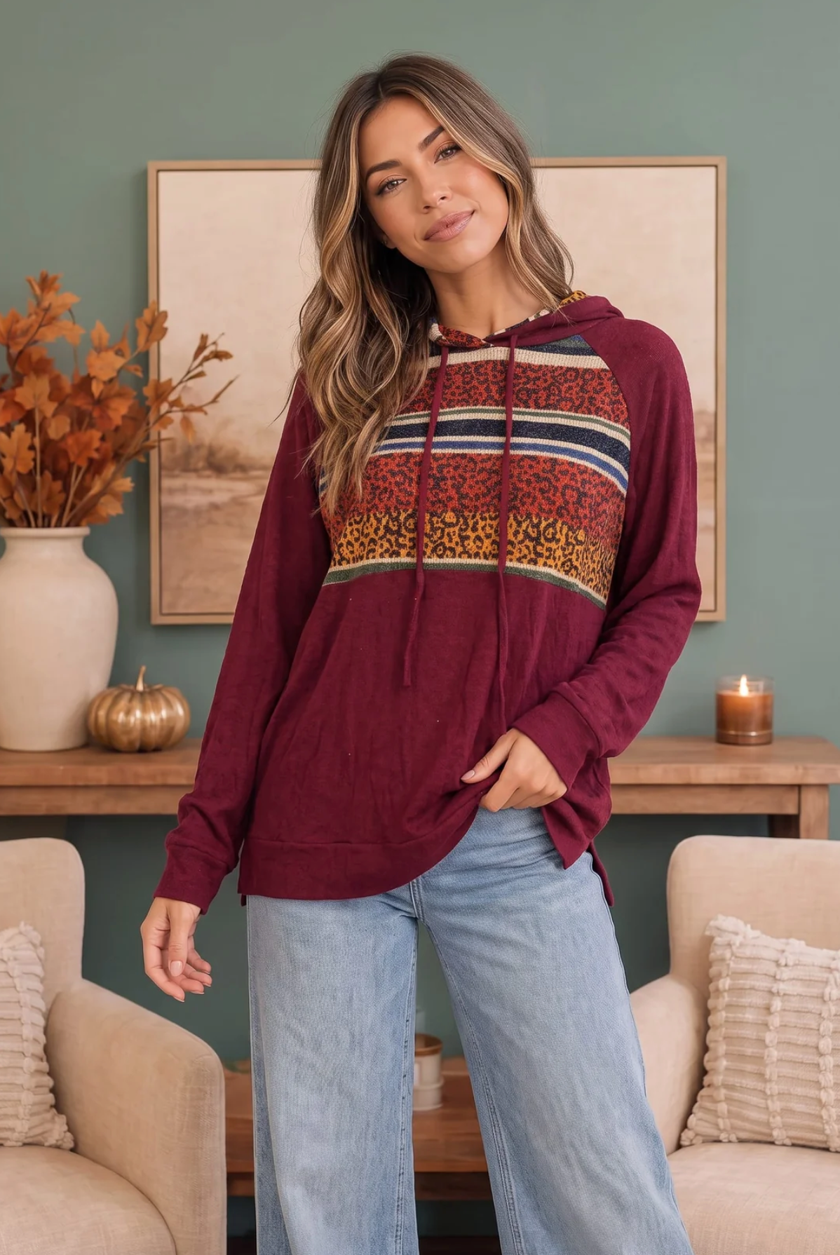Favorite Hoodie in Burgundy