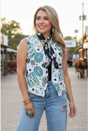 Lucky Streak Vest - LW012WH