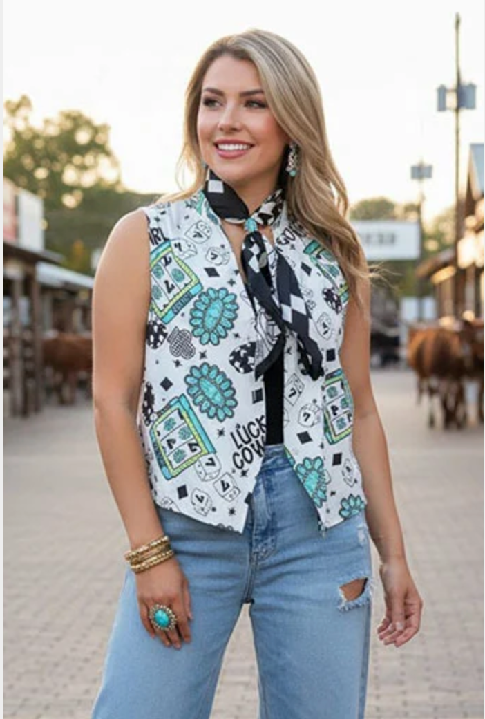 Lucky Streak Vest - LW012WH