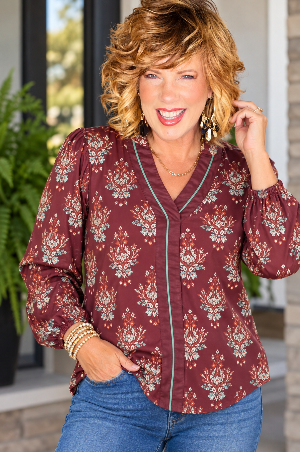Southwest Sweetheart Top - LW019BR