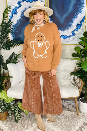 Gingerbread Kisses Sweater - T094CN
