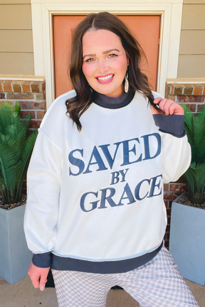 Saved By Grace Sweatshirt - T095WH