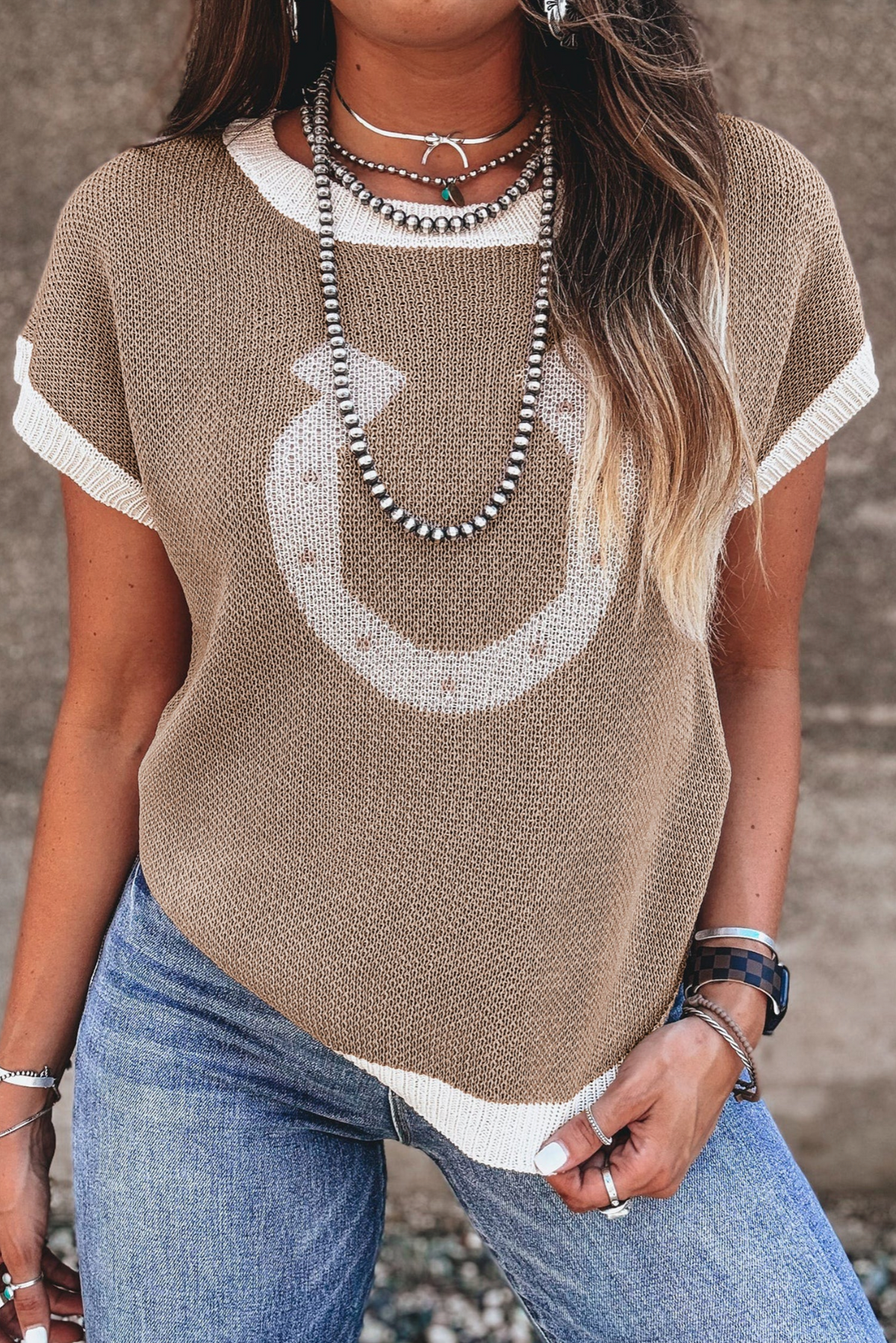I'm The Lucky One Sweater - T123KH
