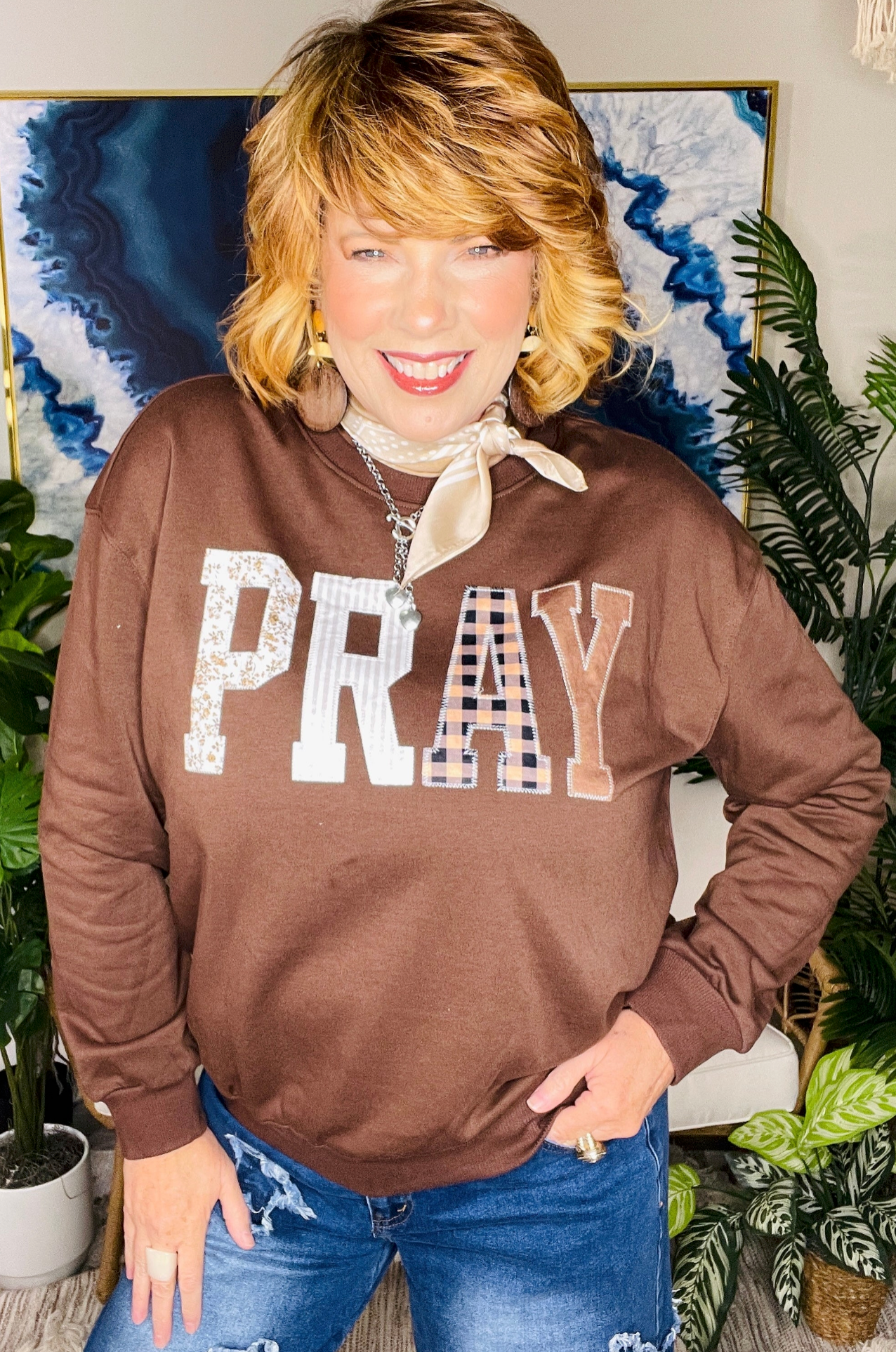 Living On A Prayer Sweatshirt - T135BR