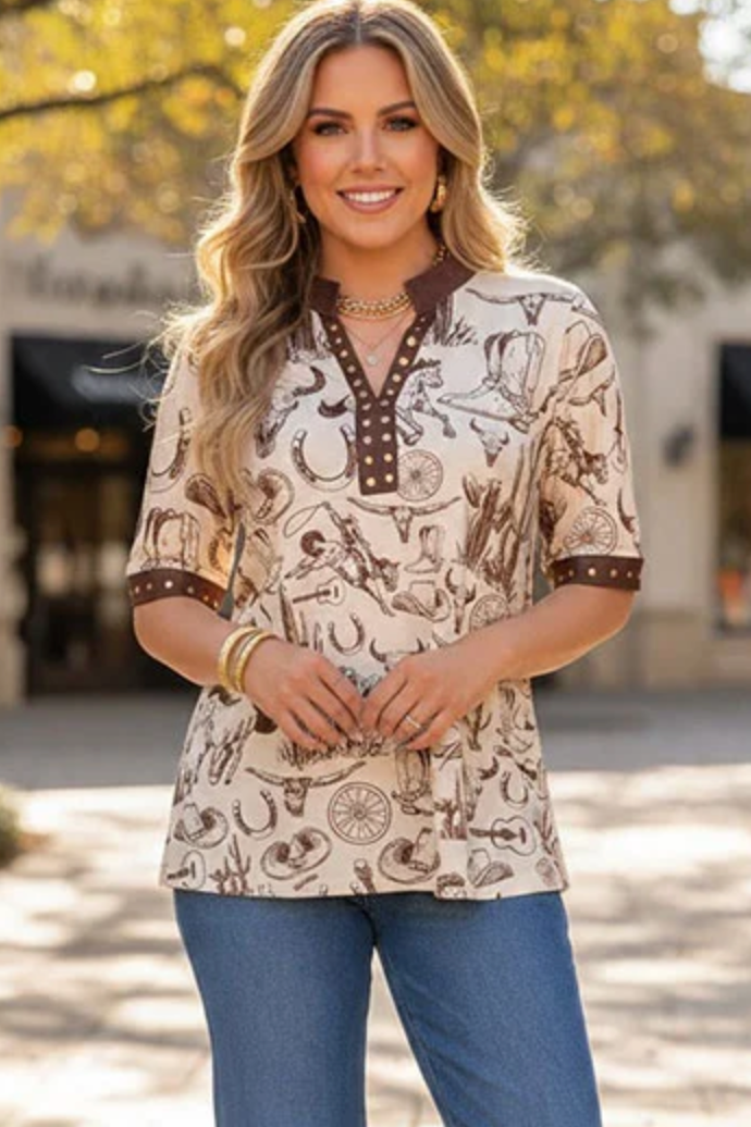 Rodeo Ready Top - LW041BR