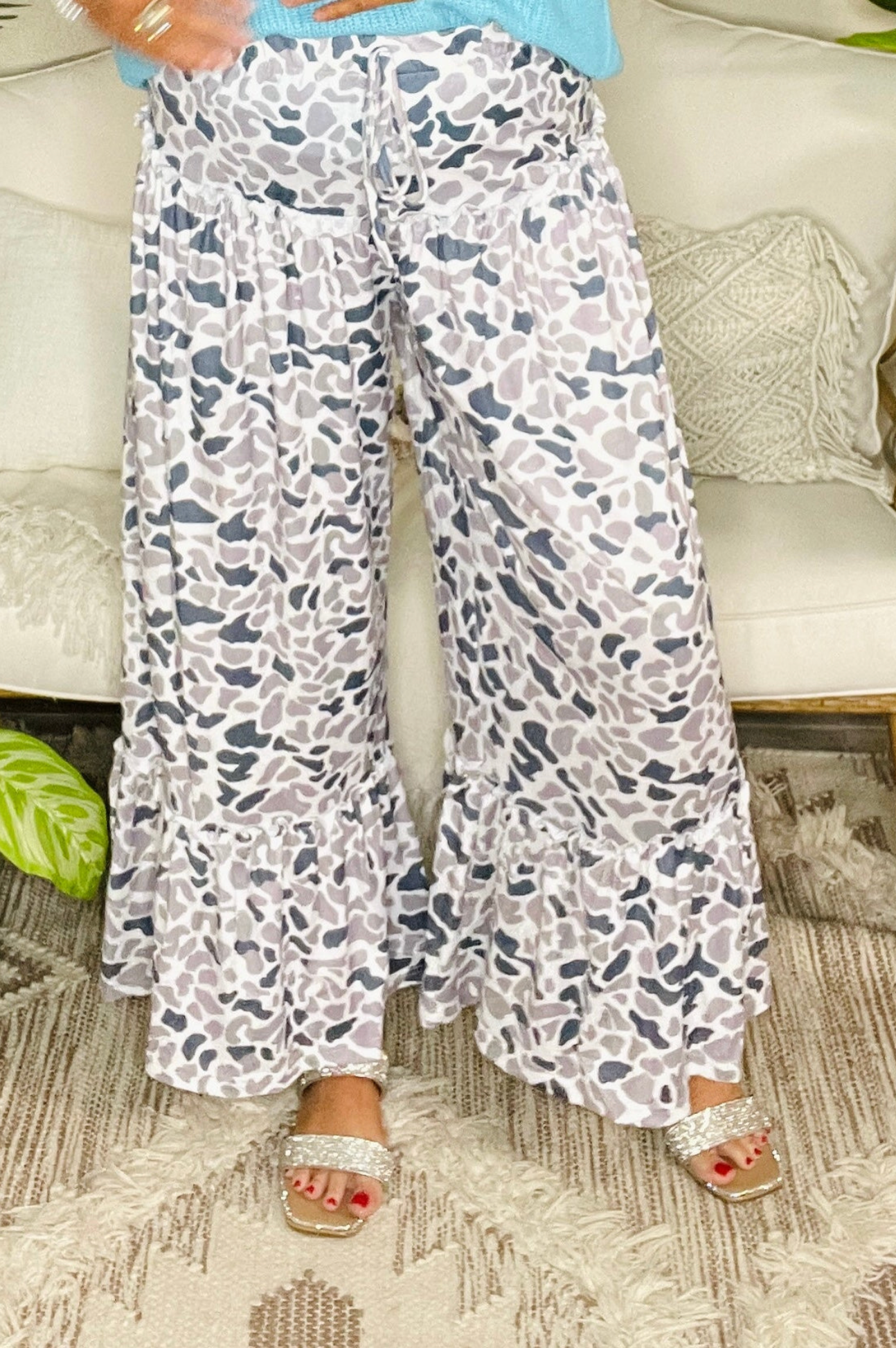 Camo Couture Wide Leg Pants - P202CAM