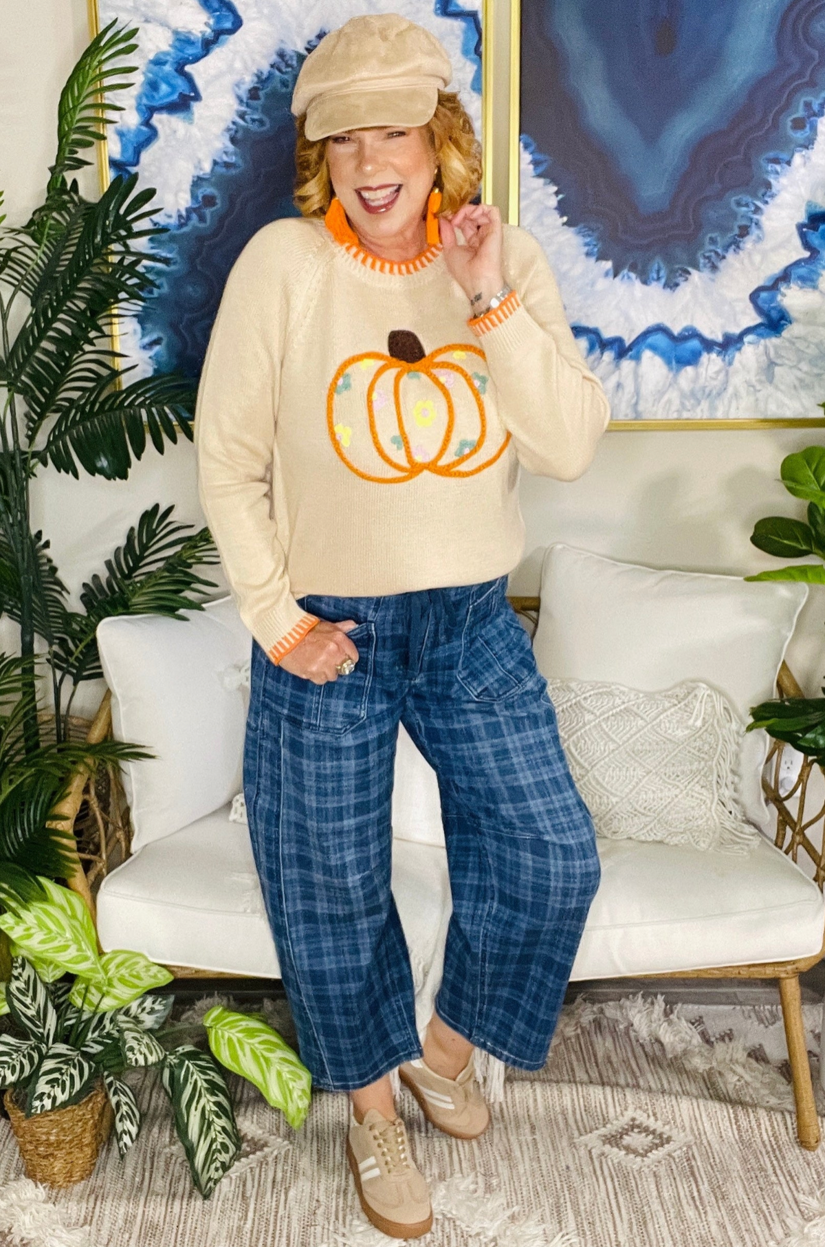 Country Pumpkin Sweater - T245BG