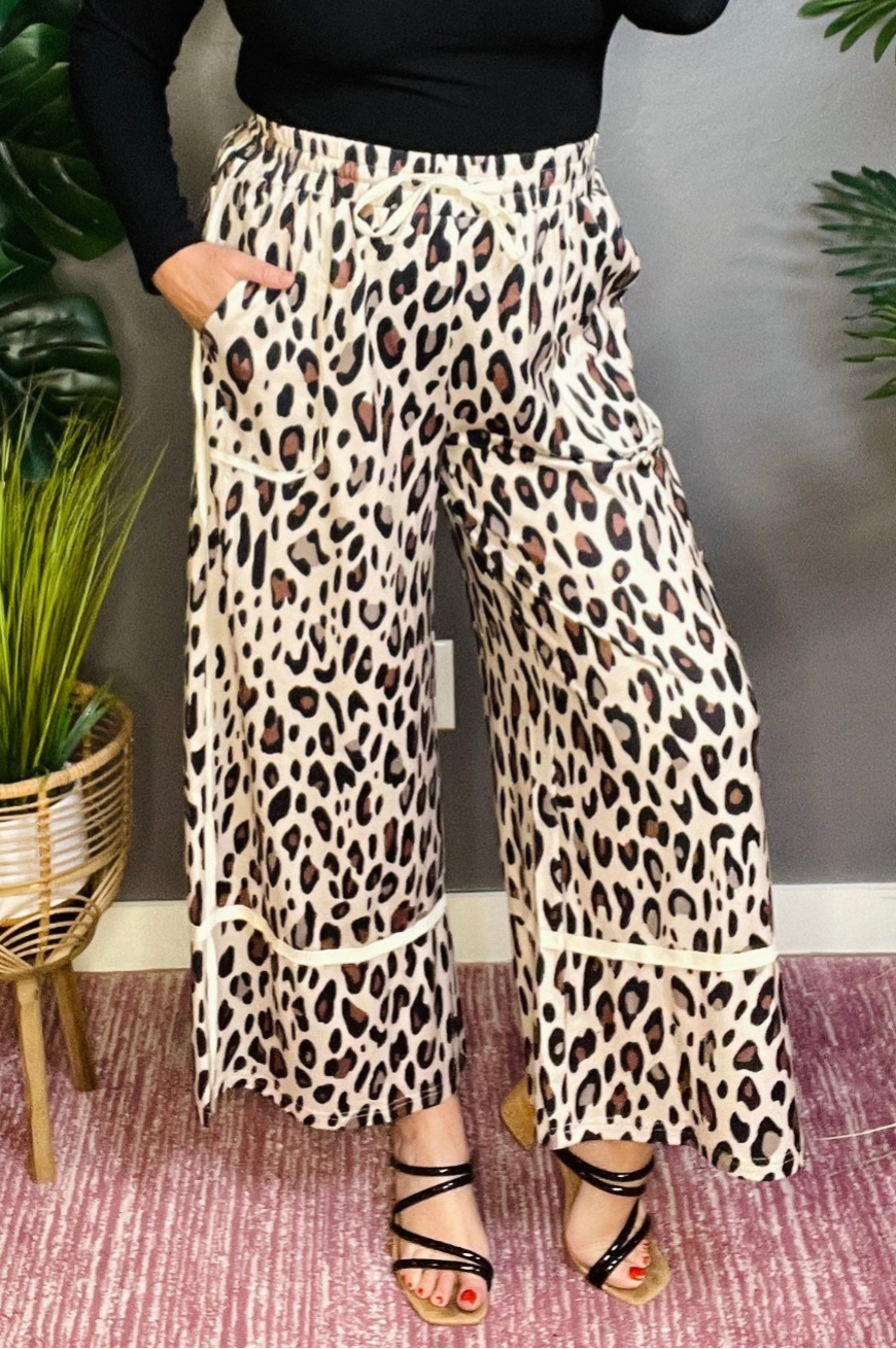 Wild Power Wide Leg Cropped Pants