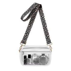 Kendall Leopard Stadium Camera Crossbody (3 Colors)