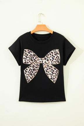 Tied With A Bow Black Top