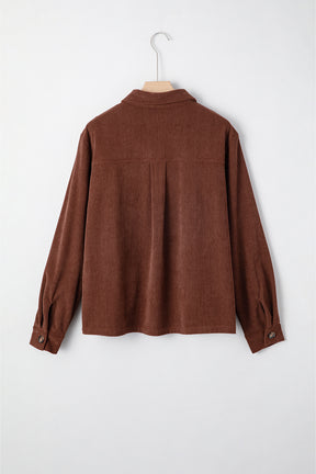 The Coffee Stitch Embroidered Corduroy Jacket