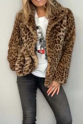 She's A Fierce One Camel Faux Fur Coat - O5743CA