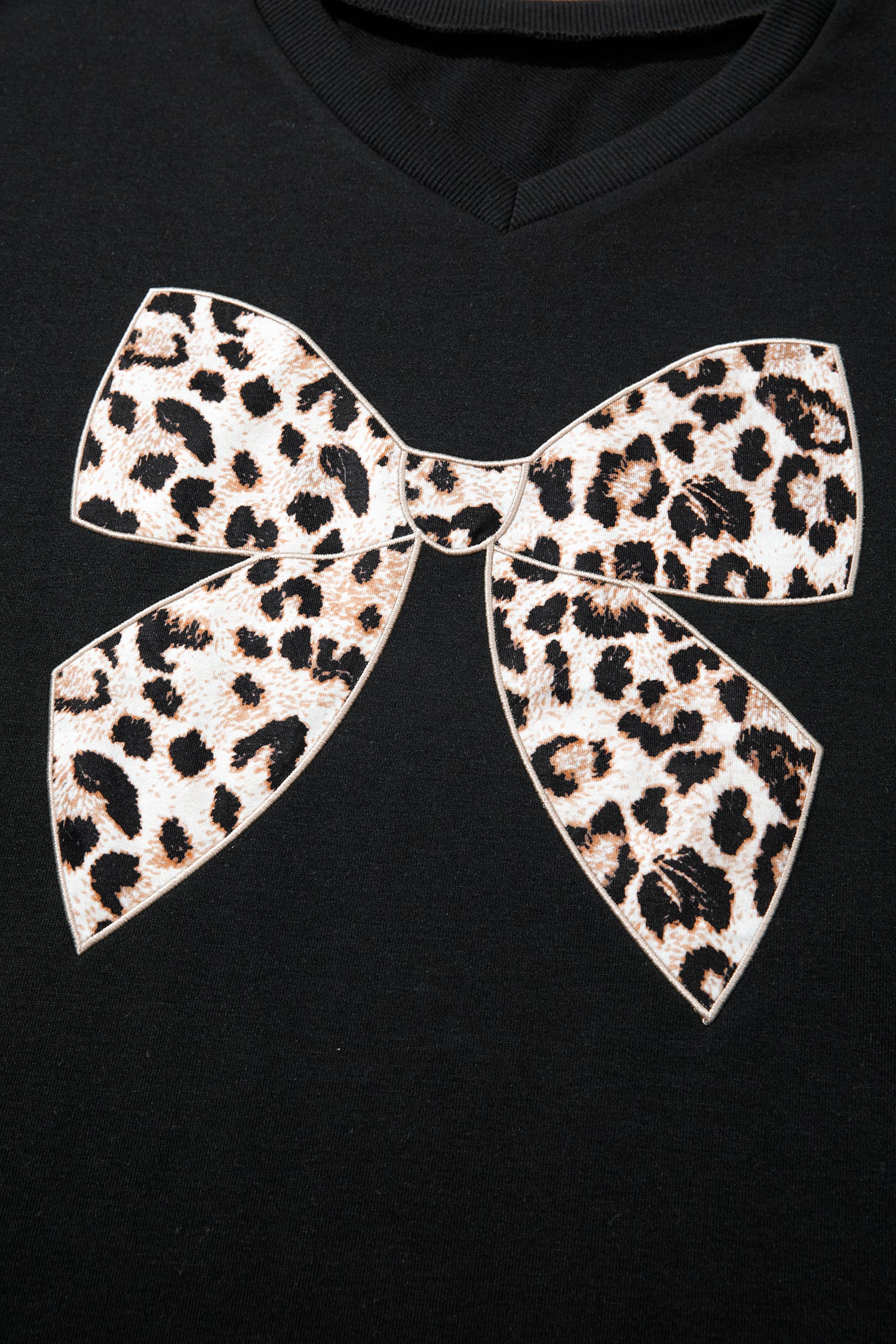 Instant Favorite Leopard Bow Top And Short Set