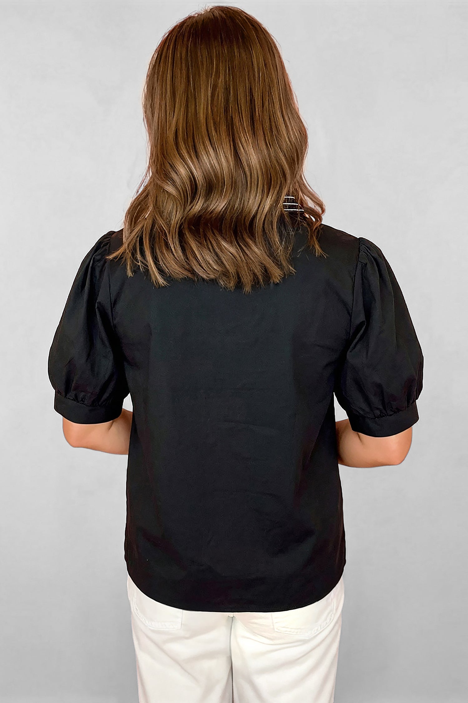 Chic On Repeat Embroidered Detail Top