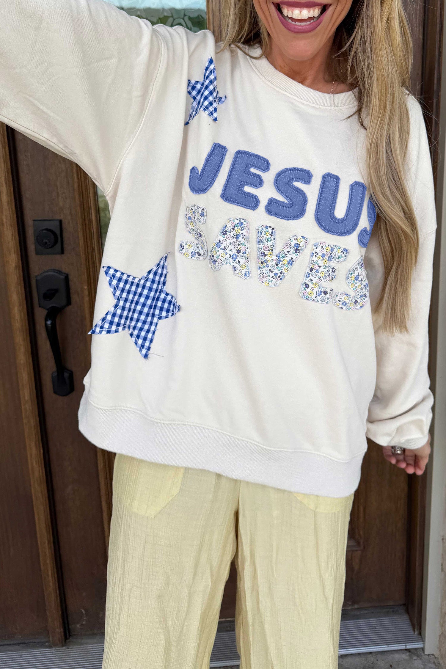 Jesus Saves Sweatshirt (2 Colors)