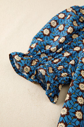 Always Dreaming Retro Floral Print Top