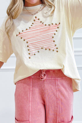 Reach For The Stars Stud Detail Top