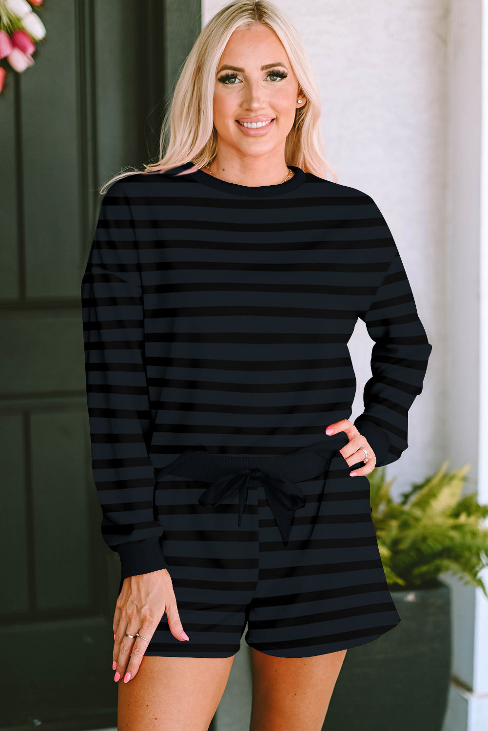 Set On Point Tops And Short Set