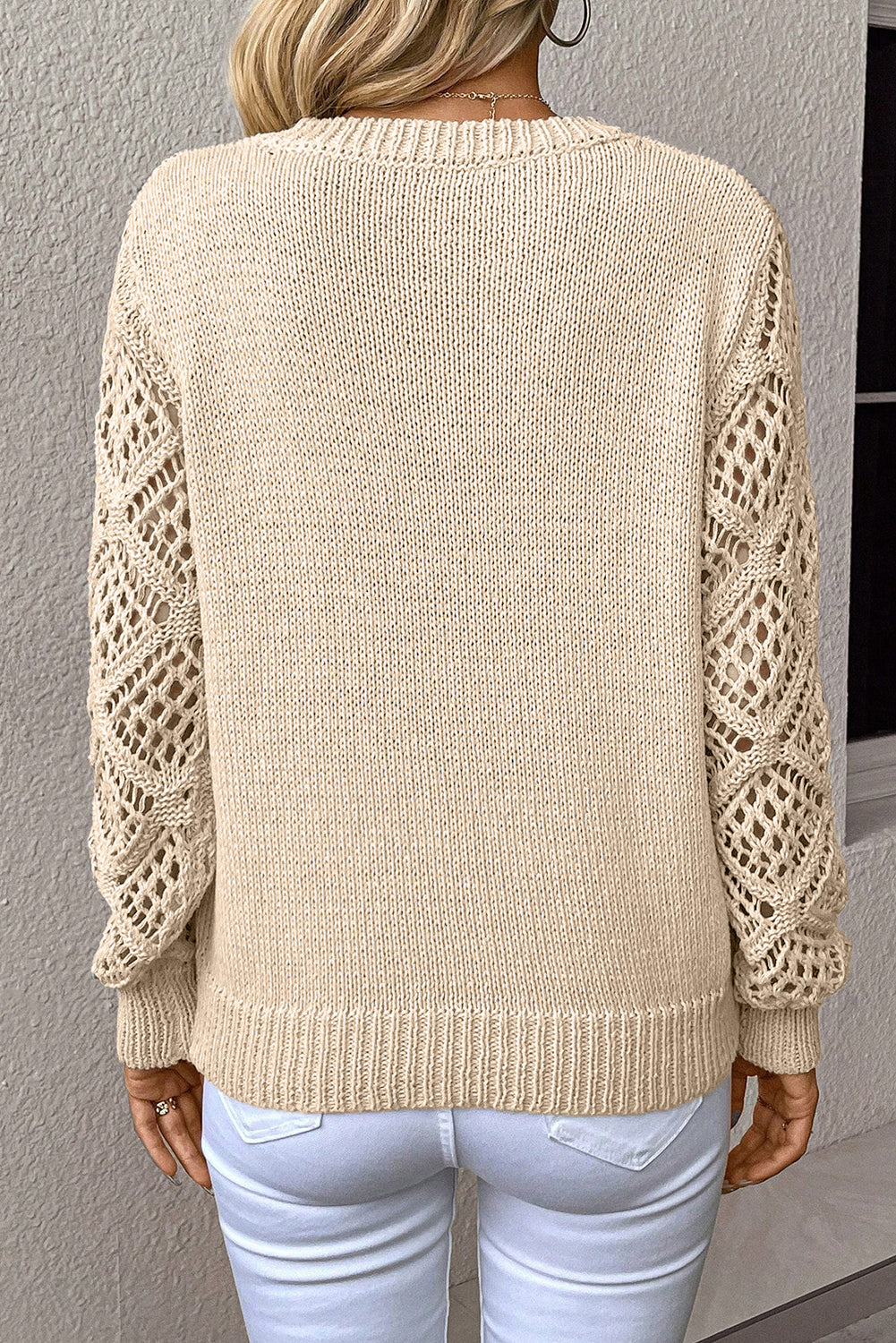 Forever Favorite Pointelle Knit Sweater (3 Colors)