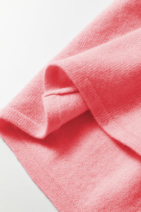 Easy To Style Peach Knit Sweater Cardigan