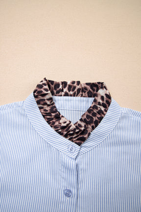 Simply Striped Button Down Top