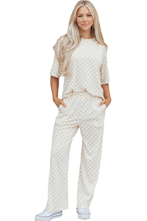 Everything In Check 2pc Lounge Set