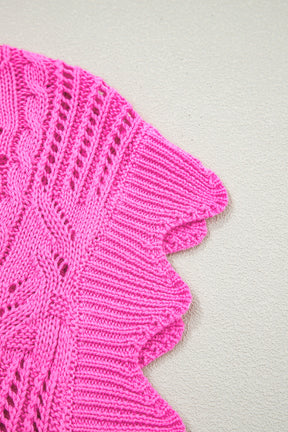 How About That Bonbon Knit Bow Top