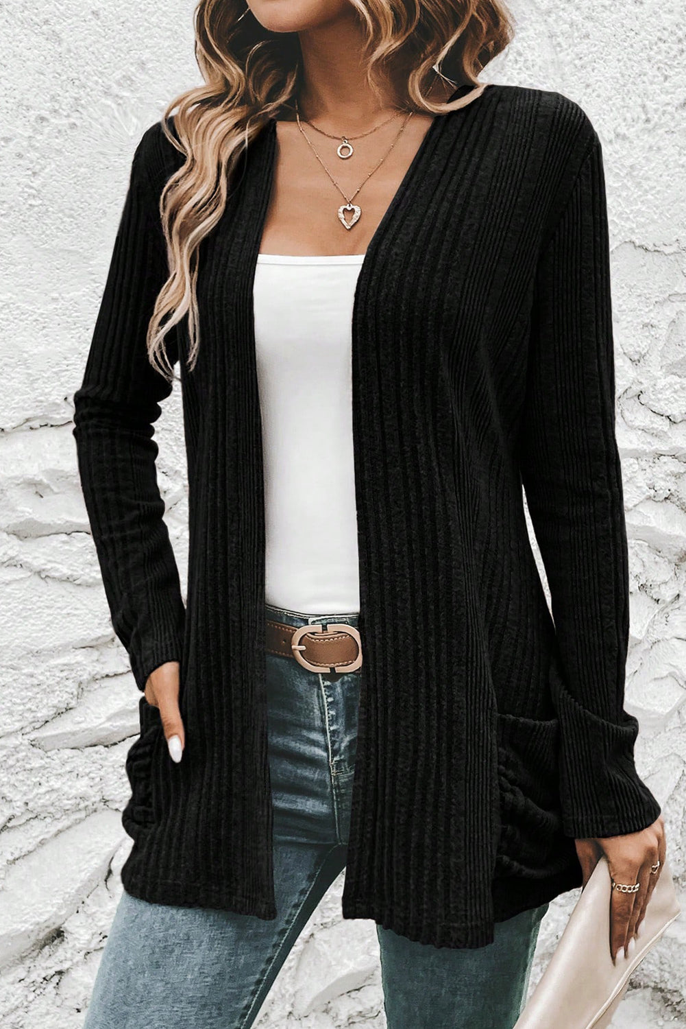 Love My Basics Ribbed Cardigan