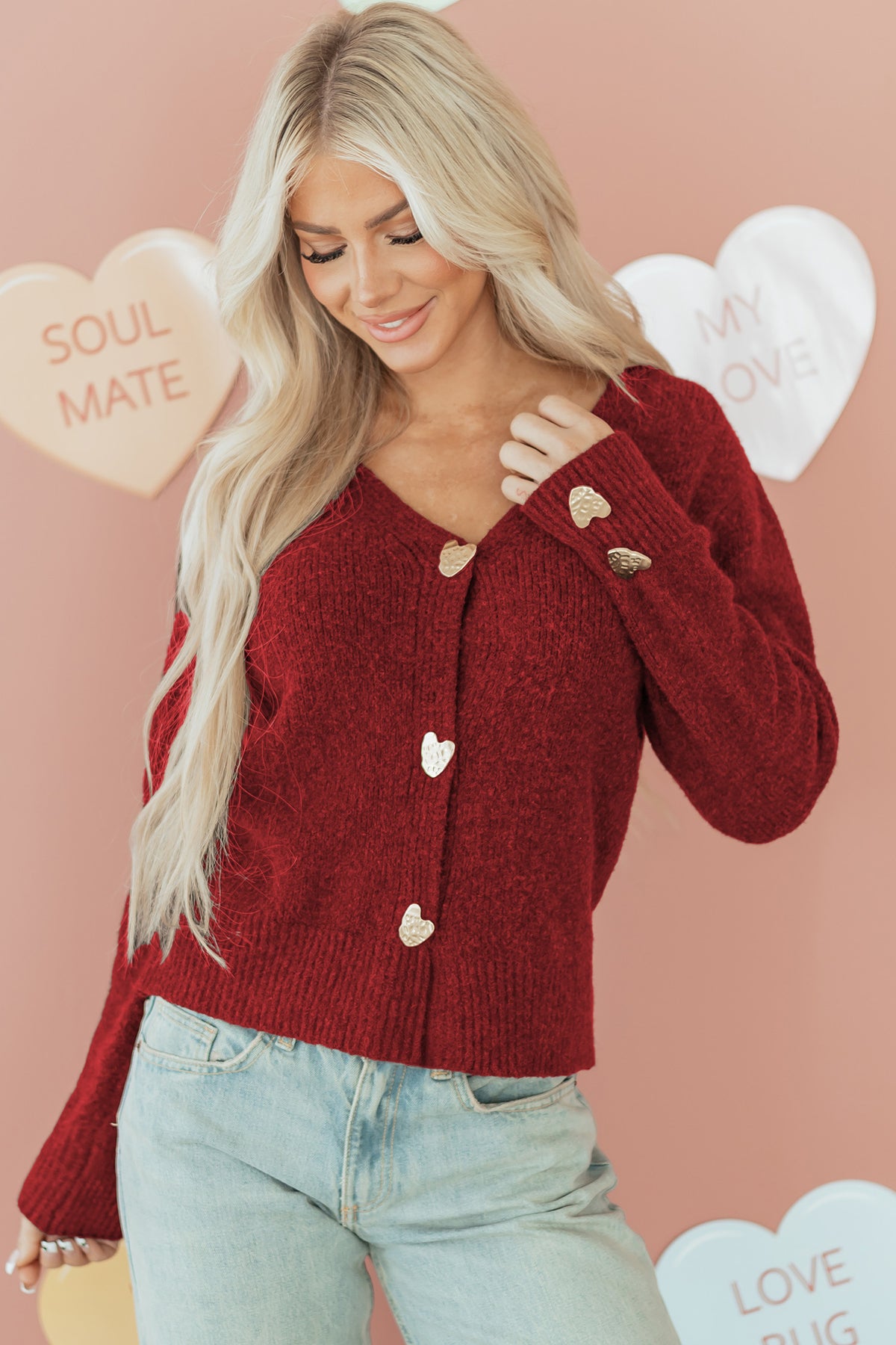 Every Beat Of My Heart Red Sweater