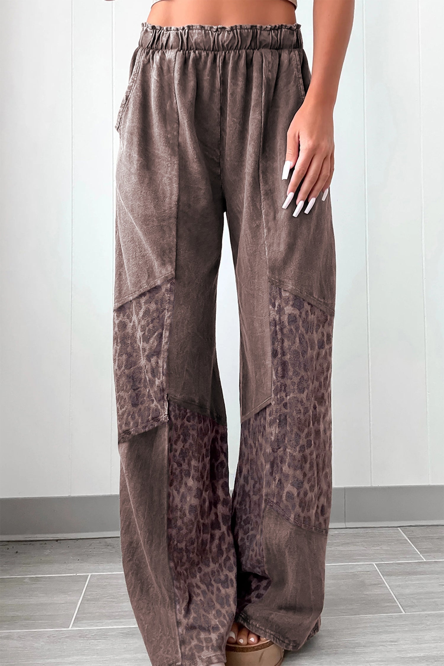 Easy Choice Coffee Mineral Wash Pants