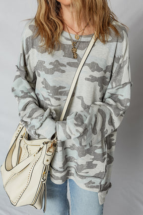 Nowhere To Hide Multicolor Camouflage Sweatshirt
