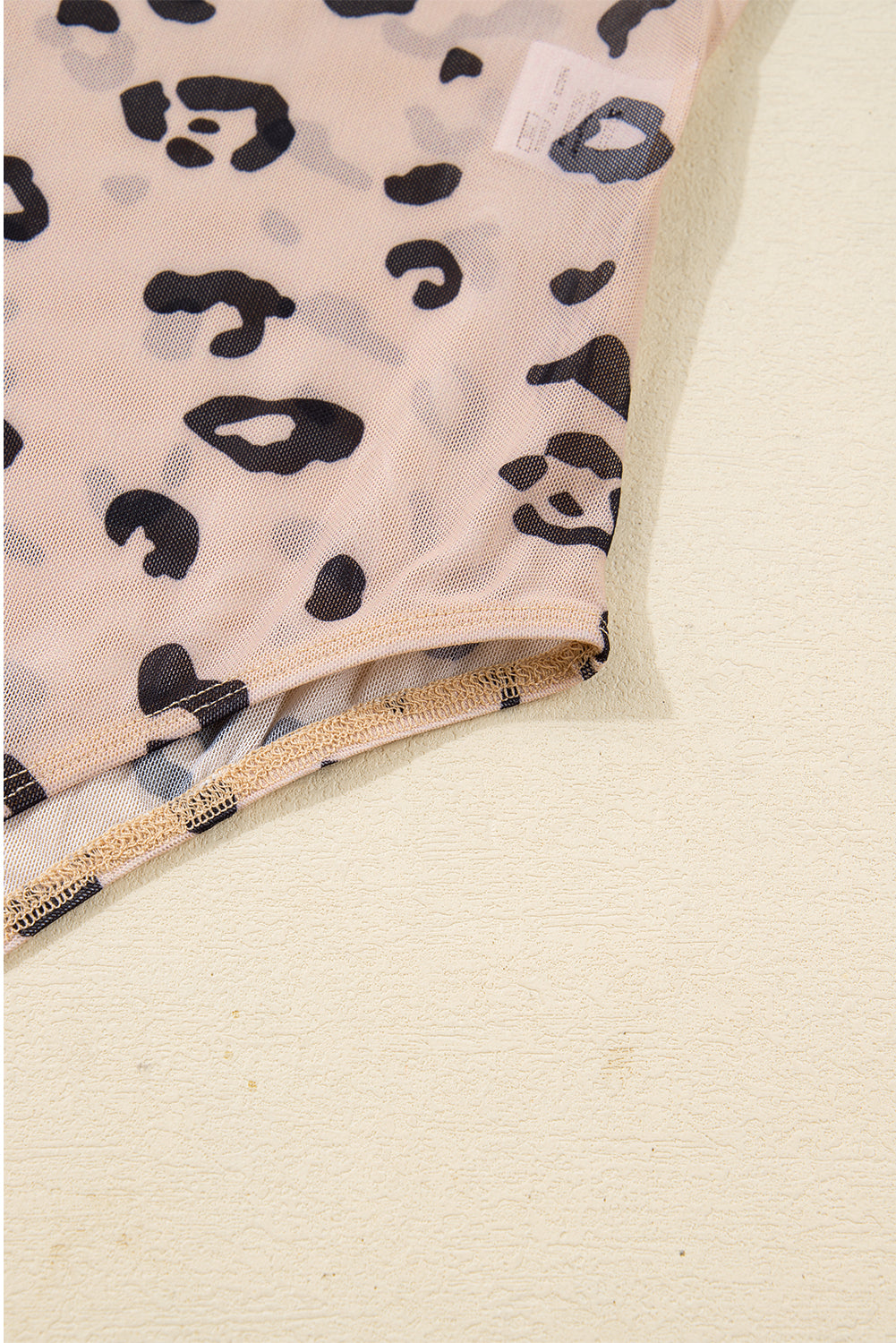 Wild Thing Mock Neck Sheer Mesh Bodysuit