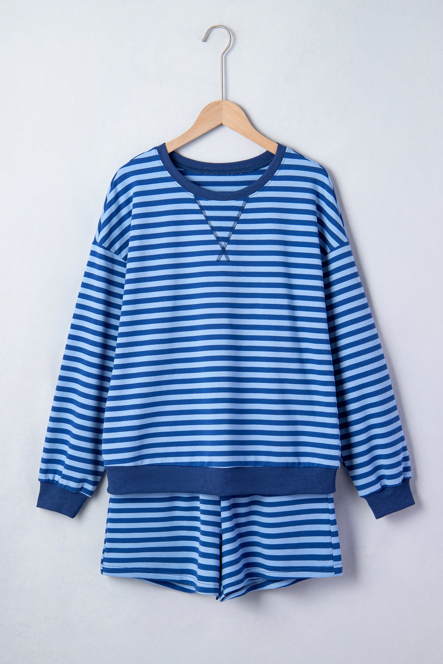 Stripe Me Happy Blue 2 pc Set