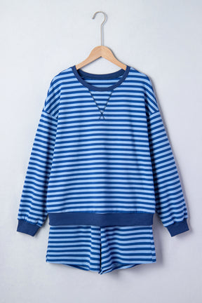 Stripe Me Happy Blue 2 pc Set