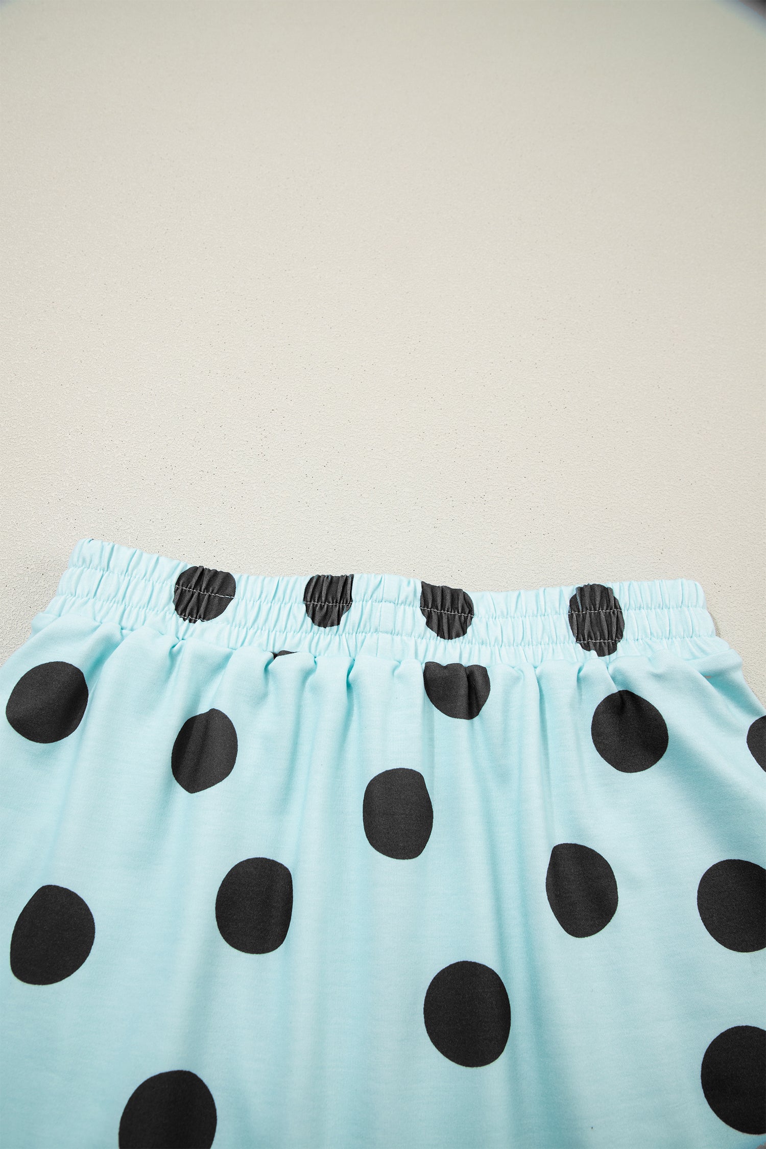 It's Spot On Sky Blue Polka Dot Top And Skort 2pc Set